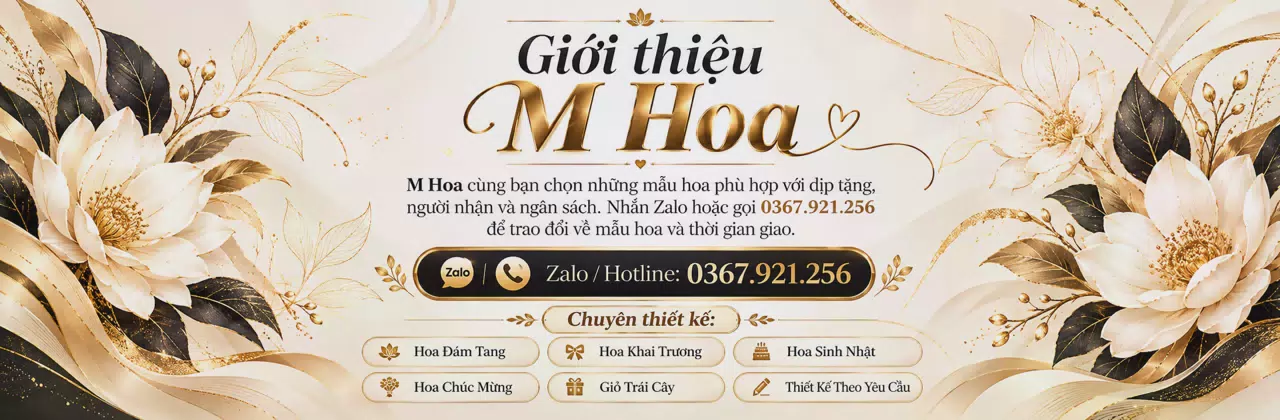 Ảnh bìa Shop hoa tươi Xã Tống Trân Hưng Yên - Tư vấn mẫu hoa hợp ngân sách